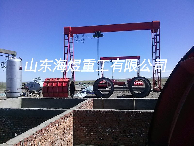 懸輥制管現(xiàn)場